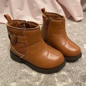 Carter’s Toddler girl brown zip up boots
